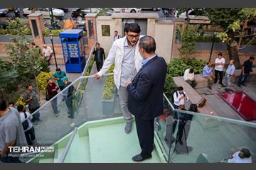 مراسم رونمایی از یادبود خبرنگاران شهید غزه در خانه روزنامه‌نگاران شهر 8