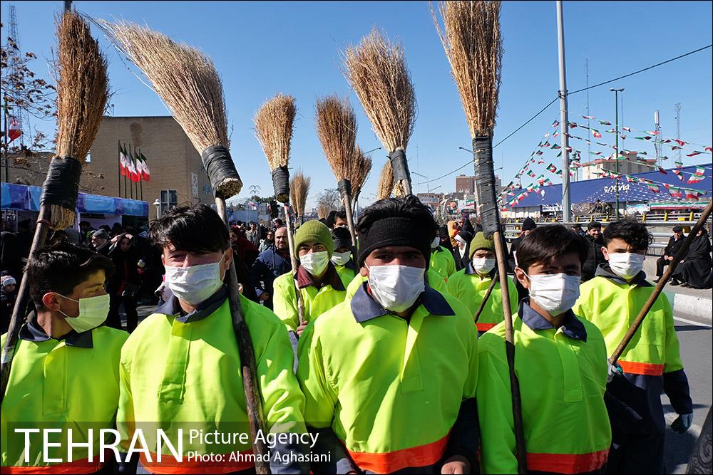 خدمات شهرداری تهران در راهپیمایی ۲۲ بهمن -2 1