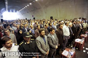 آیین افتتاح زیرگذر و تونل شهید ضربعلی زاده با حضور شهردار تهران 6