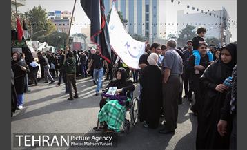 راهپیمایی جاماندگان اربعین حسینی از کربلا در تهران 4