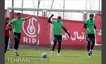 تمرین تیم ملی فوتبال ایران