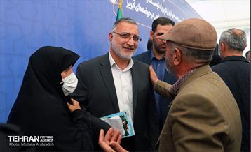 آیین بهره برداری از پنج پروژه جمع آوری و هدایت آب های سطحی در تهران  25