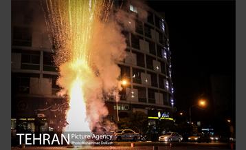 نورافشانی میدان ولیعصر(عج) در شب عید فطر 12