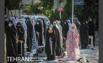 اقامه نماز عید سعید فطر در مسجد بقیه الله اعظم - محله چهاردیواری 11