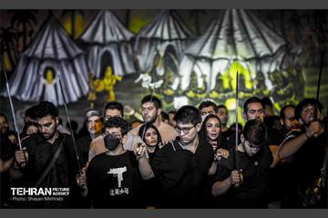 عزاداری شب عاشورا در میدان منیریه  17