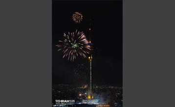 نور افشانی در شب سالگرد پیروزی انقلاب اسلامی 1