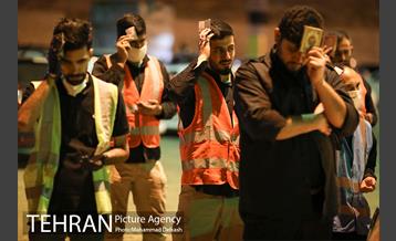 مراسم شب احیا بیست و سوم ماه مبارک رمضان در پارکینگ پارک ارم 21