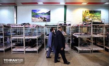 بازدید معاون امور فرهنگی و اجتماعی شهرداری تهران از گرمخانه خاوران 13