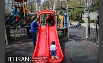 بوستان نیاوران در یک روز آفتابی 5