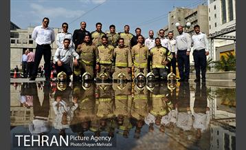 نمایشگاه عملیاتی سازمان آتش‌نشانی 19