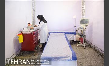 پایگاه اورژانس شرکت شهر سالم حرم مطهر امام‌ خمینی (ره) برای مراسم ارتحال  5