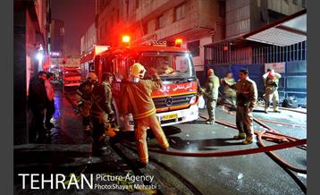 آتش سوزی در ساختمان برق حرارتی 28