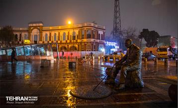 بارش باران زمستانی در تهران 19
