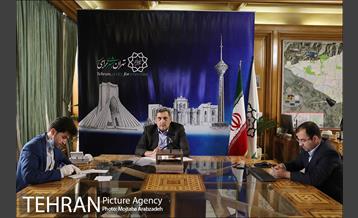 ویدئوکنفرانس شهردار تهران با شهرداران آتن و بوسنی 12