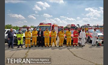رزمایش ضدعفونی معابر سازمان بسیج شهرداری تهران 28