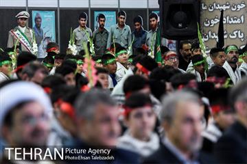 آیین نواختن زنگ دانش آموز شهید با حضور دکتر نجفی 8