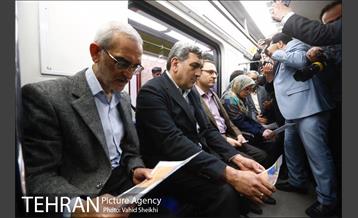 تست گرم خط ۶ متروی تهران 1