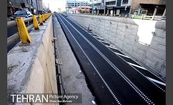 زیرگذر استاد معین قبل از افتتاح 8