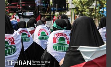 حضور اعضای هیئت هنر در راهپیمایی روز قدس 11