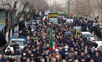 مراسم تشییع پیکر شهید مدافع حرم «حسین محمدی» 27