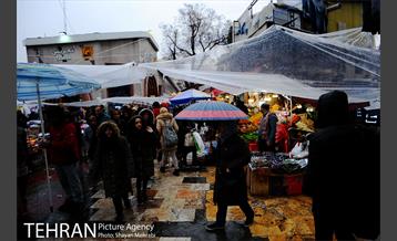 بارش باران در تهران 20