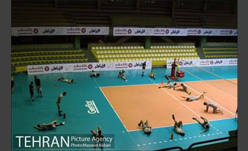 تمرین تیم‌ملی‌والیبال زیر۲۳