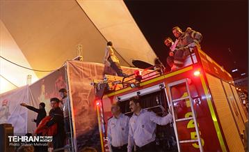 مسابقات چالش تخصصی آتش‌نشانان 35