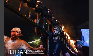 آیین مشعل گردانی نجفی های مقیم تهران 4