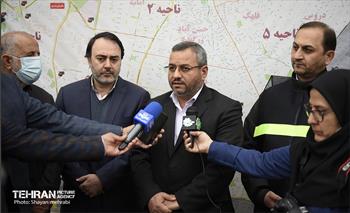 مانور برف روبی در منطقه ۳ تهران 23