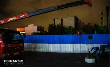 مراحل ساخت المان های نمایشگاه نشان عاشقی