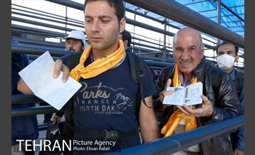 گیت نهایی ایرانی ها برای ورود به کشور عراق. در این بخش مهرنهایی داخل پاسپورت چک می شد