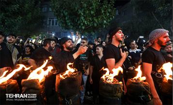 آئین سنتی مشعل گردانی تهران(محرم ۱۴۴۵) 18