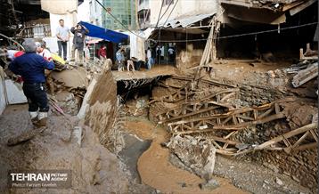 سیل در منطقه کَن