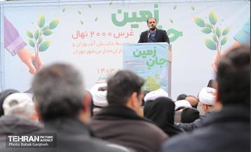 غرس 2000 نهال در بوستان جنگلی سرخه‌ حصار 20