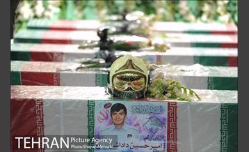 تشییع شهدای آتش نشان در شبستان مصلی 23