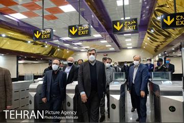 آیین افتتاح و بهره برداری از ایستگاه های مترو دولاب و میدان قیام 1
