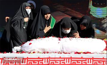 تشییع و تدفین شهید گمنام در دانشگاه فرهنگیان 10