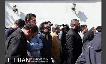 مراسم تشییع پیکر علی معلم 38