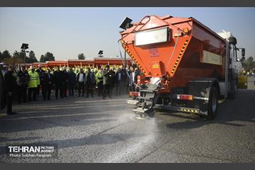 طرح زمستانه مشترک پلیس راهور و شهرداری تهران 37