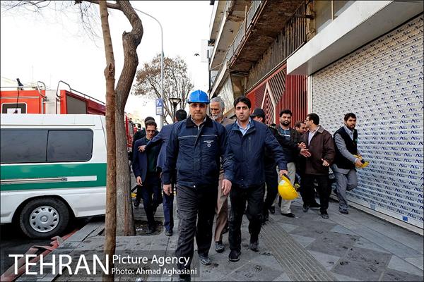 جهاد مدیران شهر تهران در میدان پلاسکو 5