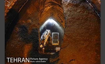 مراسم اتصال جبهه های حفاری شمالی و جنوبی تونل زیر گذر استادمعین 26