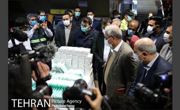 بازدید سخنگوی دولت از طرح استفاده اجباری ماسک در مترو 12