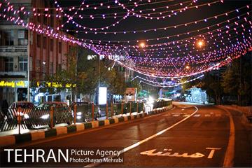تونل نوری از میدان ونک تا بلوار میرداماد 10