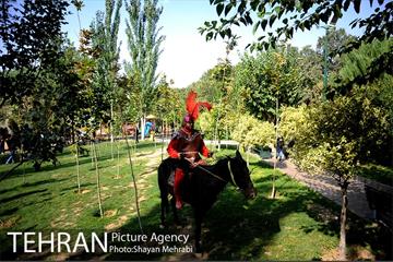 حرکت نمادین کاروان اُسرای کربلا در ده ونک 2