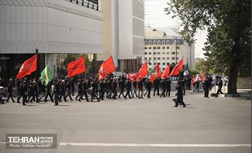 دسته عزاداری دانشگاه امام صادق(ع) در ظهر تاسوعا 8
