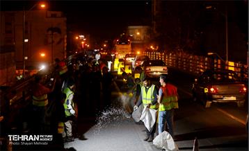 مرمت و بازسازی روکش پل تقاطع حافظ و طالقانی 20