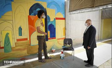 نگارخانه بزرگ شهری در خیابان دکتر بدرالزمان قریب 10