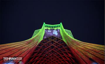 نور افشانی در شب سالگرد پیروزی انقلاب اسلامی - 2 5