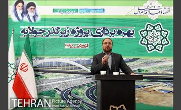 مراسم بهره برداری از پروژه زیر گذر جوادیه 24