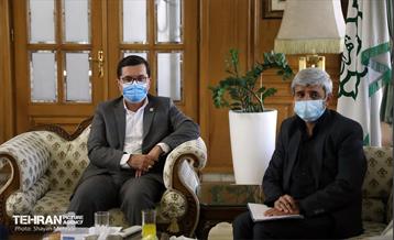 دیدار شهردار تهران با رییس سازمان پدافند غیرعامل 10